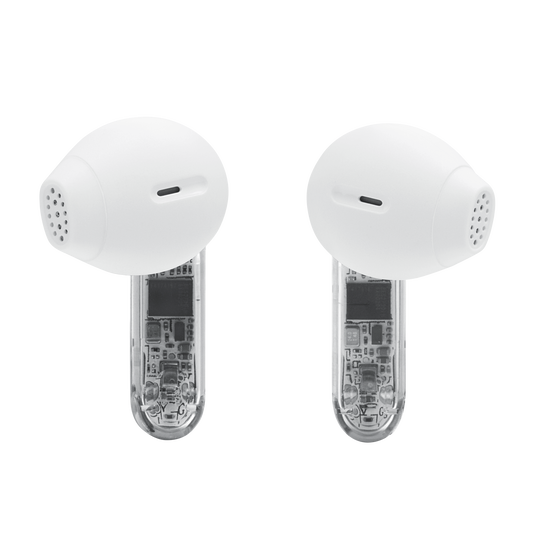 JBL Tune Flex 2 Ghost Edition - Ghost White - True Wireless Noise Cancelling Earbuds - Back image number null